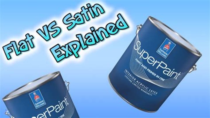 Can I paint flat over satin?