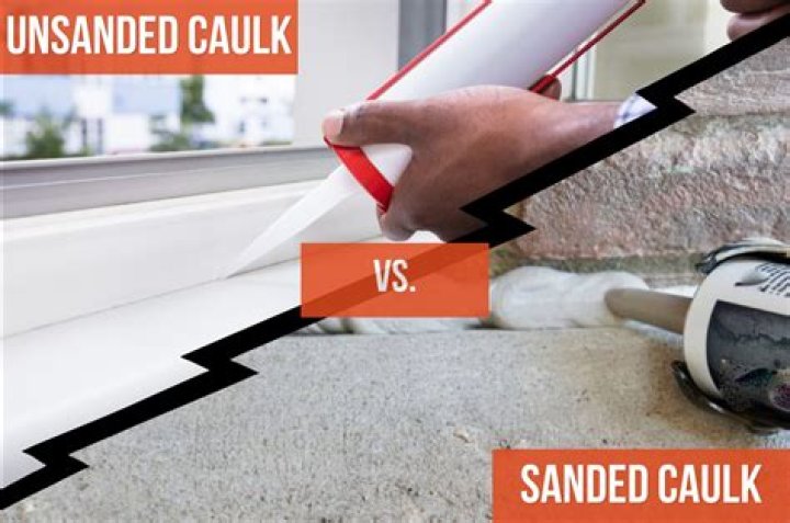 Can I use sanded caulk instead of grout?