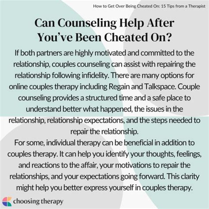 Can someone get over being cheated on?