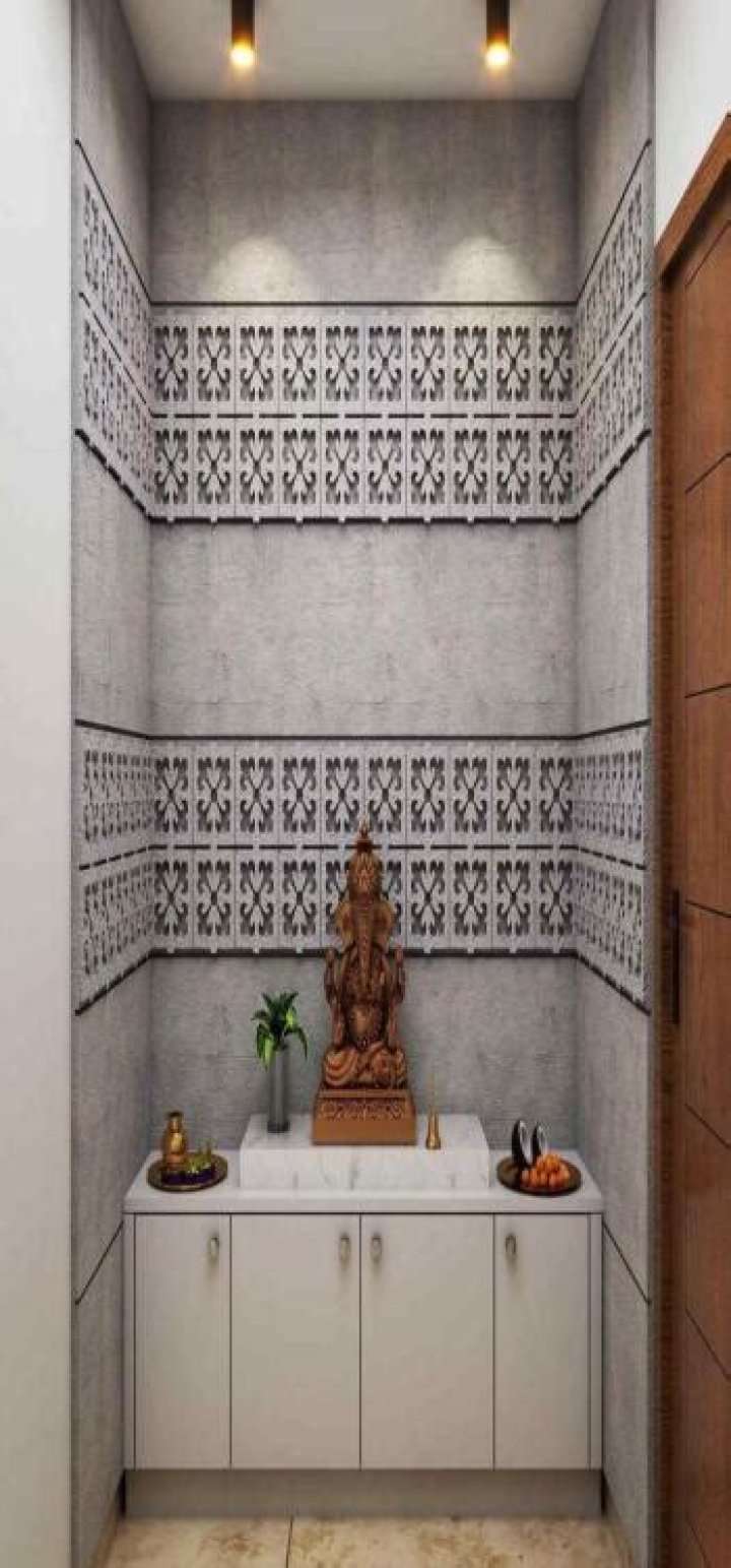 Can we use marble for pooja room?
