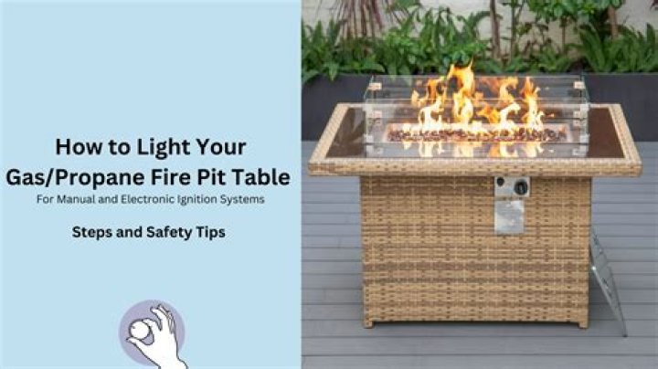 Can you put a propane fire pit on grass?