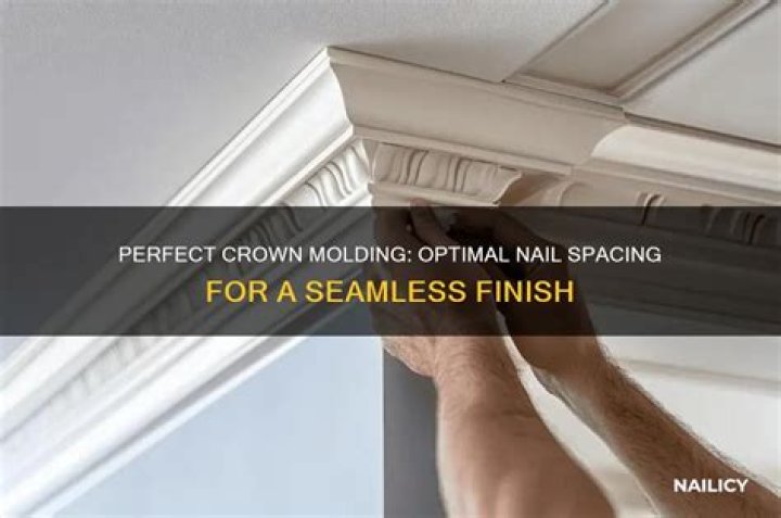 Can you use brad nails for crown molding?