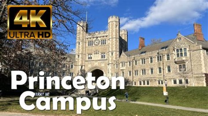 Can you walk on campus Princeton University?
