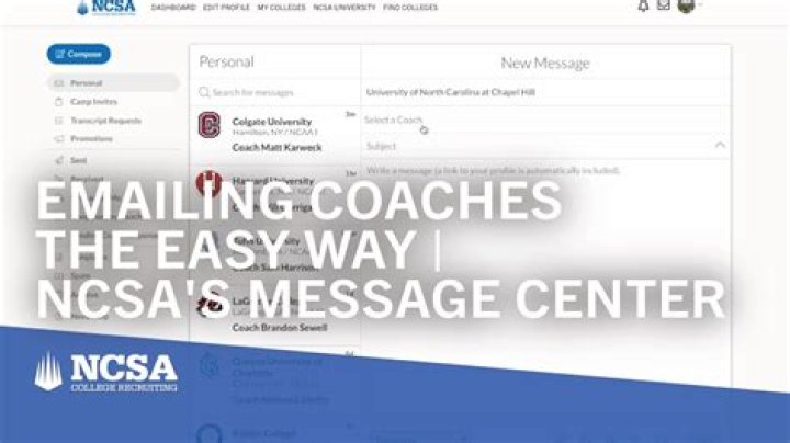 Do coaches look at NCSA?