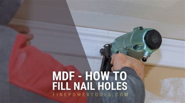 Do painters or carpenters fill nail holes?