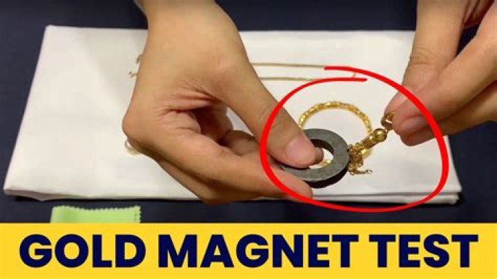 Does fake jewelry stick to magnets?