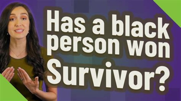 Has a black person won Survivor?