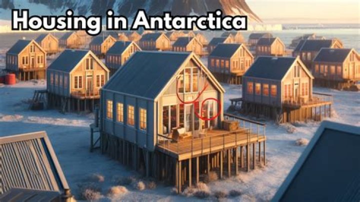 How are buildings heated in Antarctica?