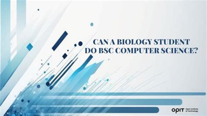 How can a Biology student do computer science engineering?