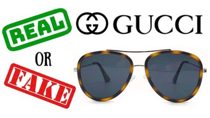 How can you tell if Gucci glasses are fake?