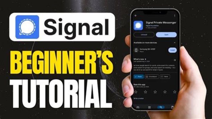 How can you tell if someone is using Signal app?