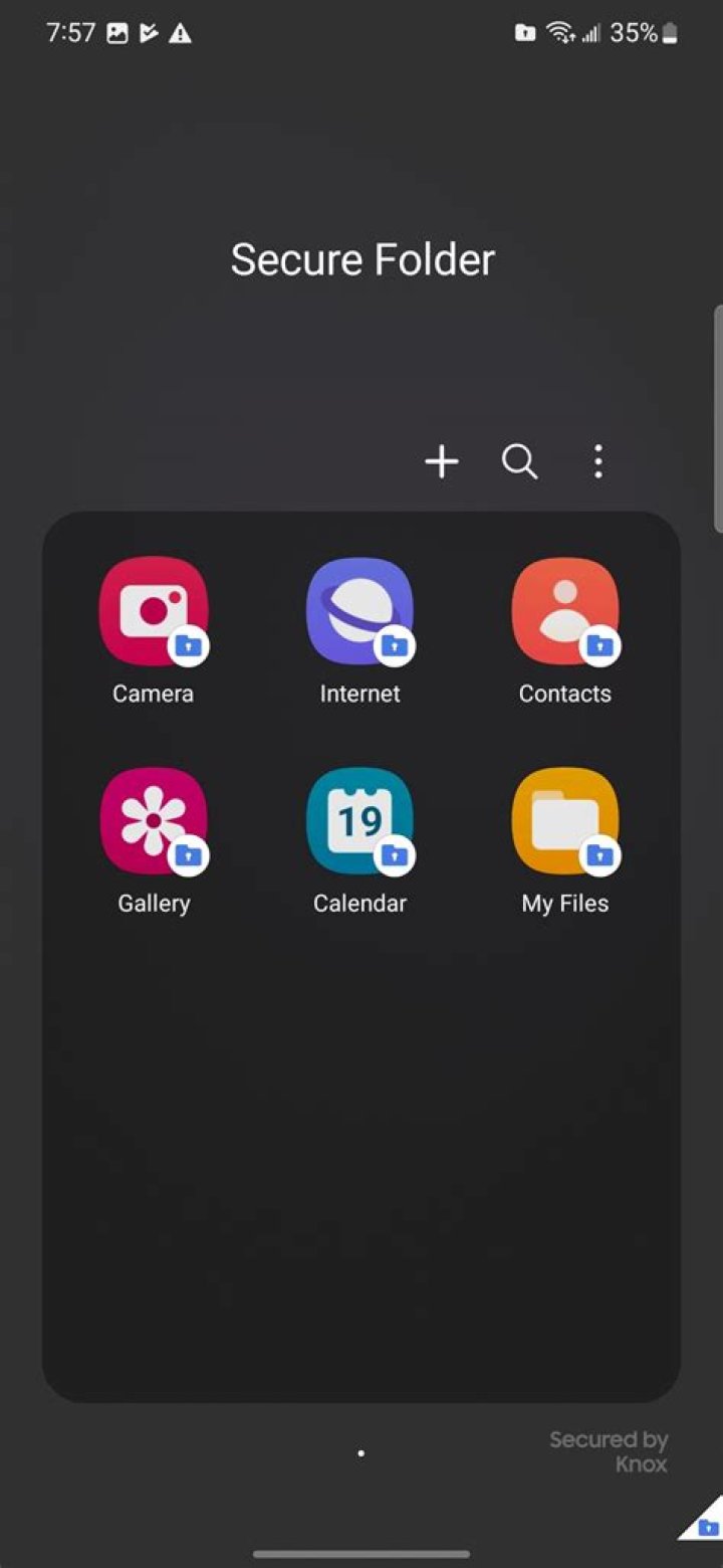 How do I access a Secure Folder?