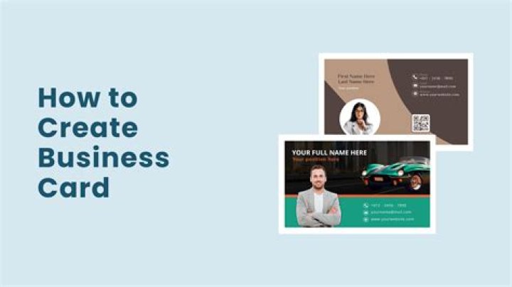 How do I create business cards in Word?