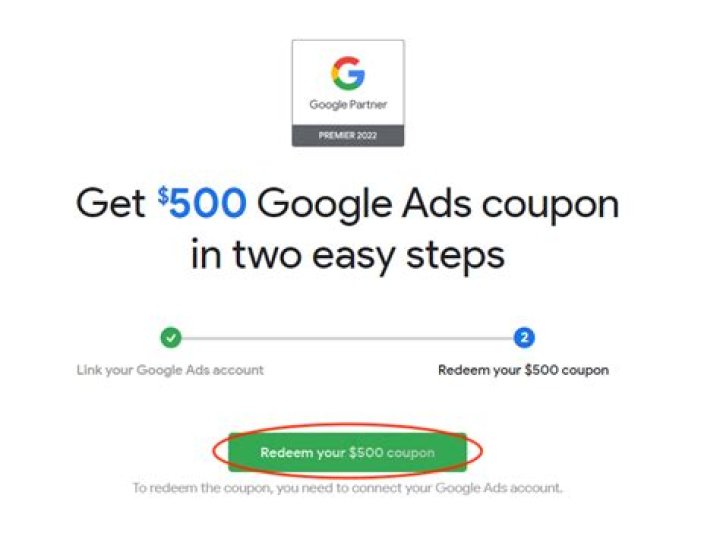 How do I get a promotional code for Google ads?