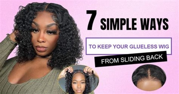 How do I keep my wig from sliding back?