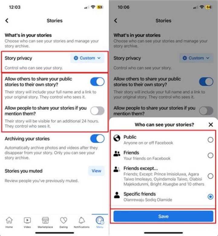 How do non-followers see my story?