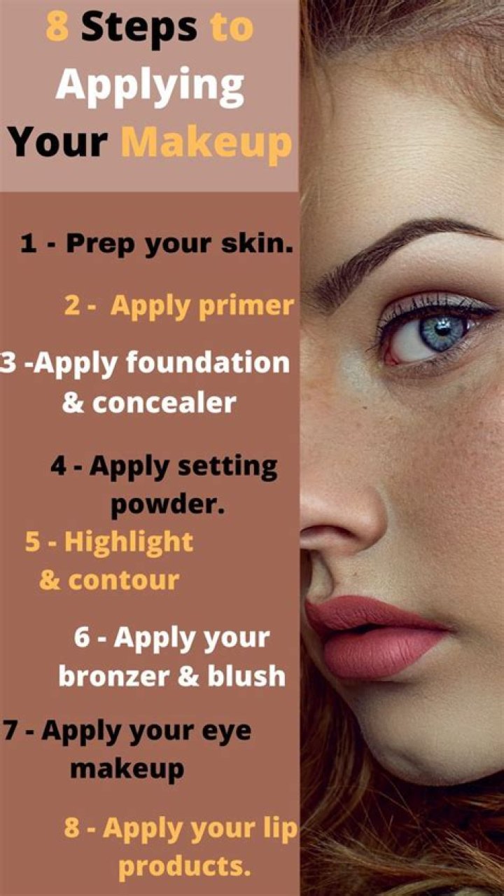 How do you apply makeup?