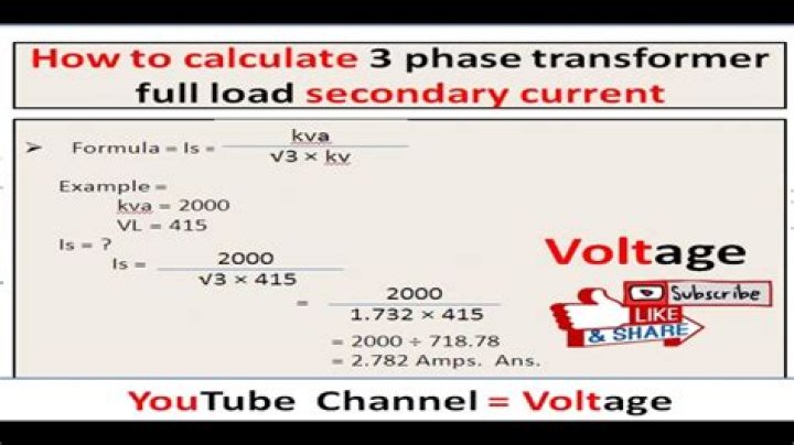 How do you calculate full load voltage?