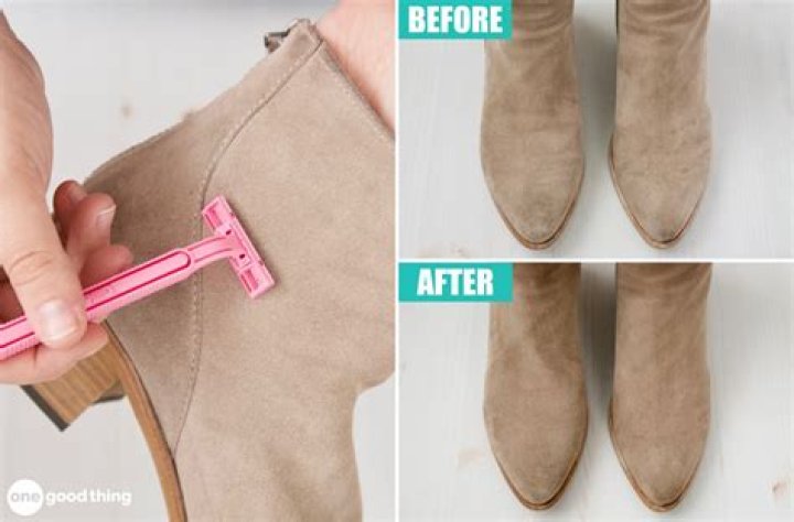 How do you clean suede shoes DIY?