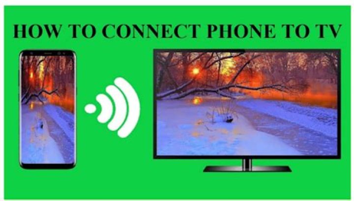 How do you connect my phone to a TV that is not smart?