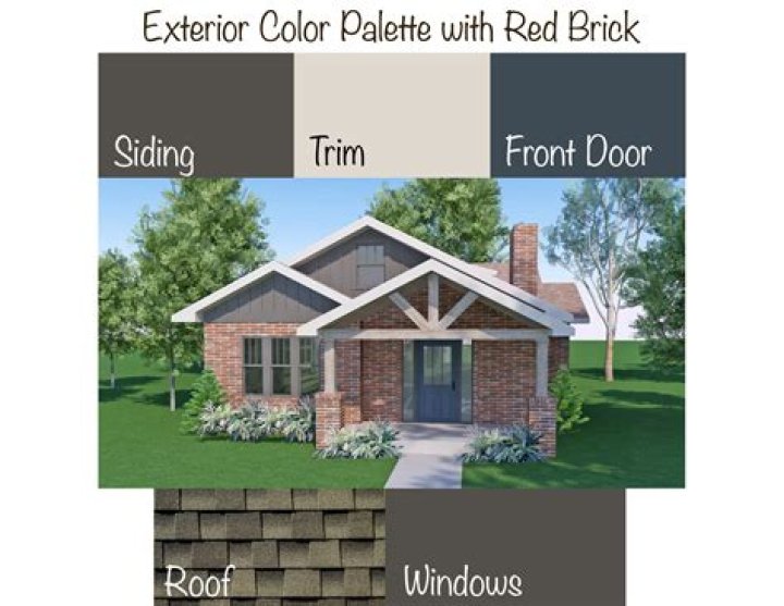 How do you coordinate brick and siding?