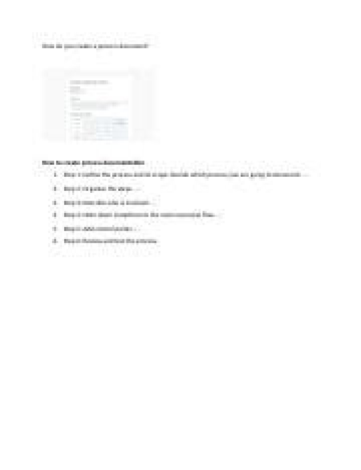 How do you create a process?