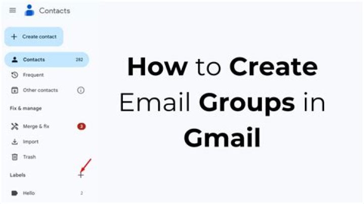 How do you create an email group?