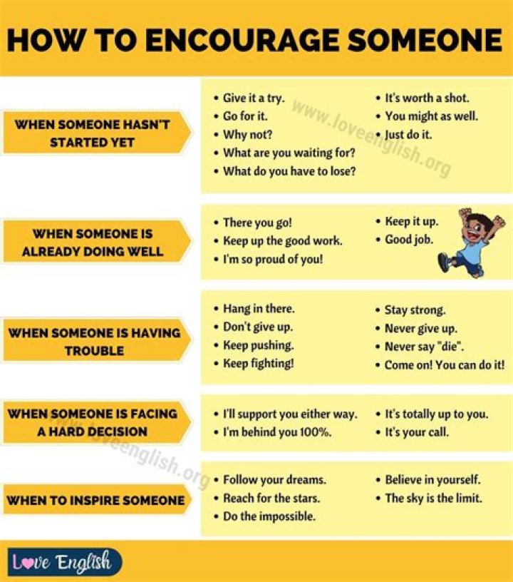 How do you encourage someone who is sad?