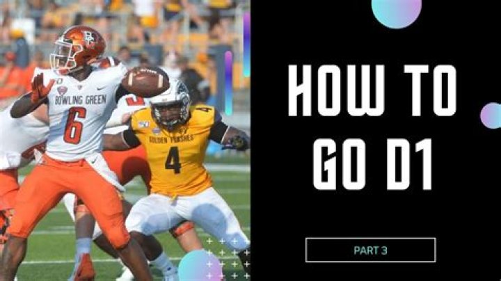 How do you go d1 in football?