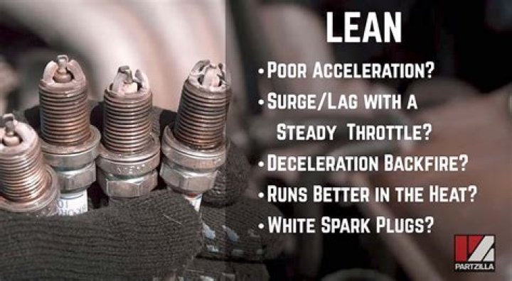 How do you know if your engine is running lean or rich?