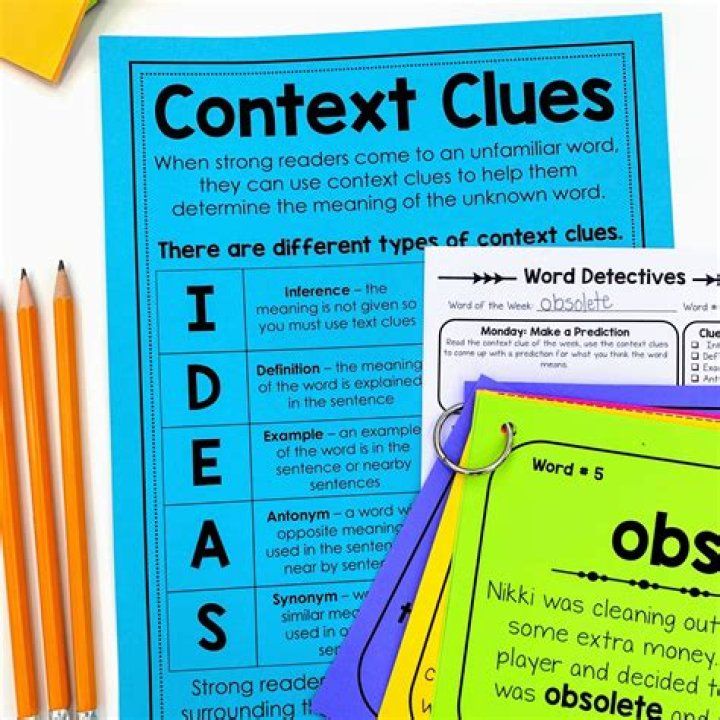 How do you make a context clue?