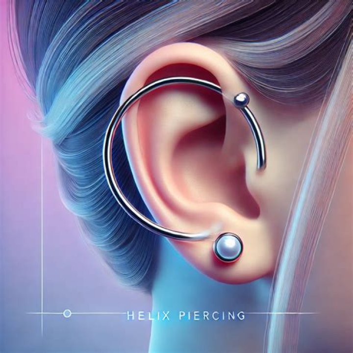 How do you sleep with a helix piercing?