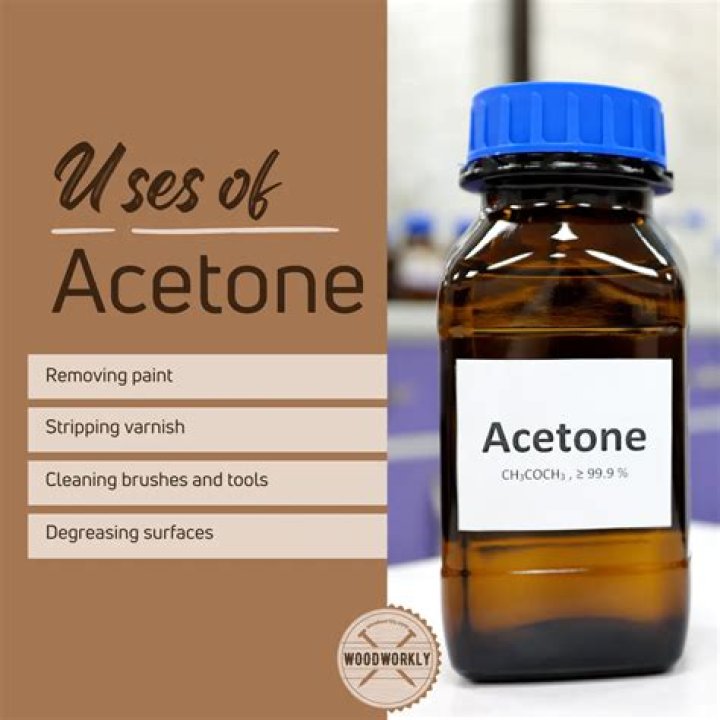 How do you use acetone to clean?