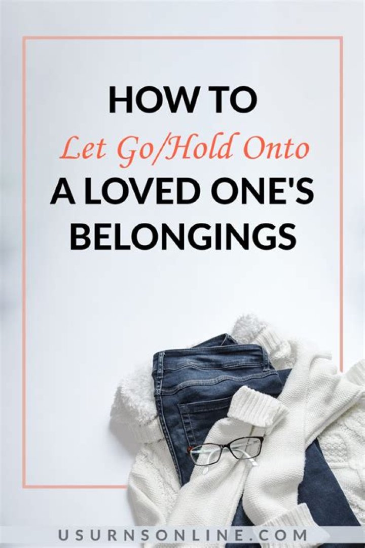 How long after someone dies should you get rid of their clothes?
