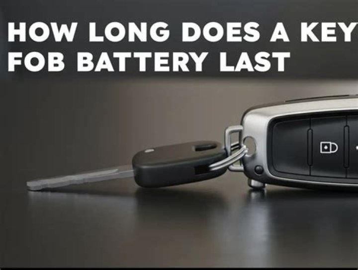 How long does a key fob battery last?
