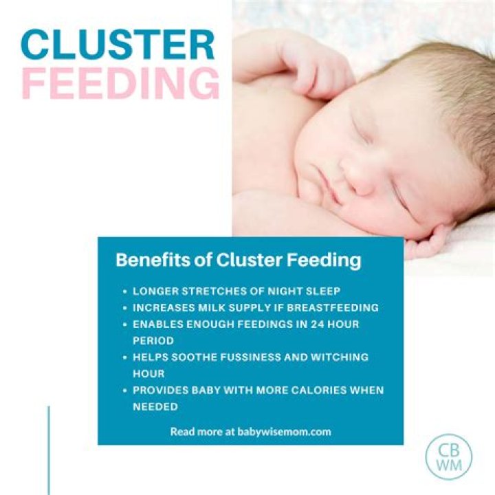 How long does cluster feeding last for?