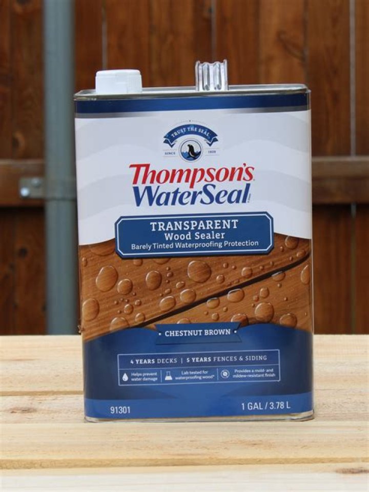 How long does Thompson's water Seal take to cure?