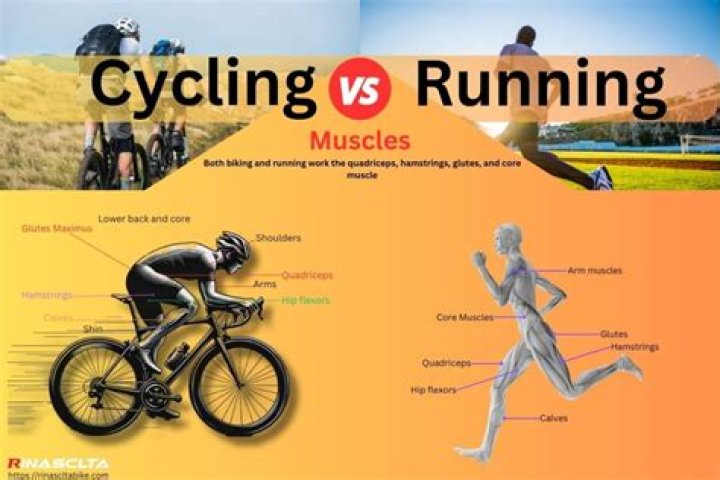 How many km of cycling is equal to running?