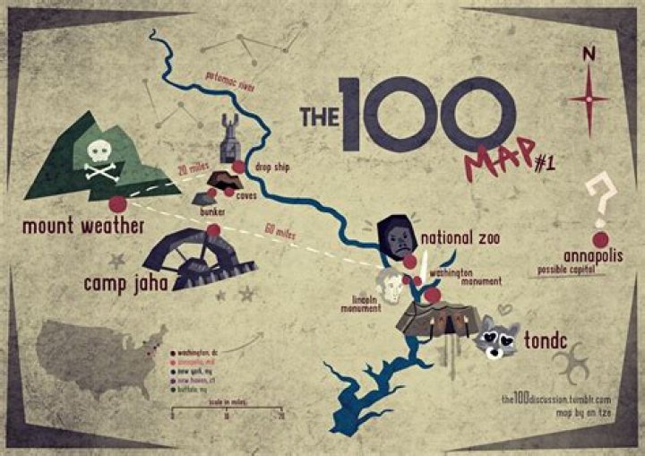 How many years does The 100 take place?