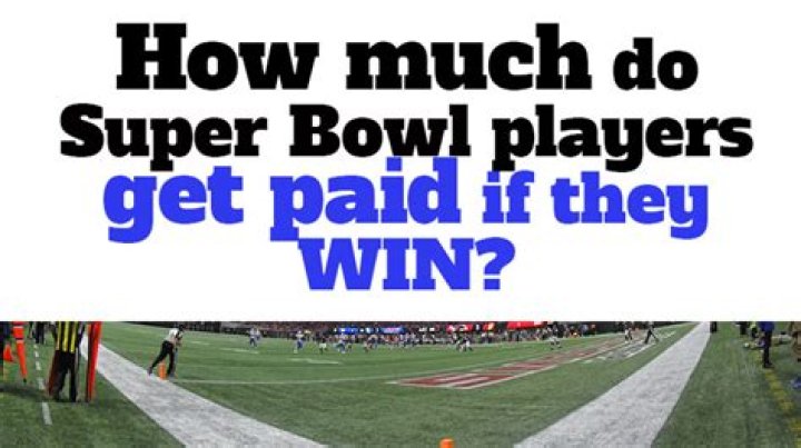 How much do Super Bowl players get paid?