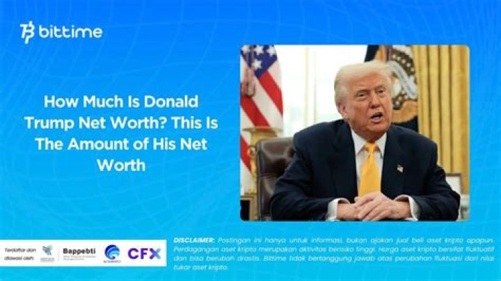 How Much Is Donald Trump net worth?