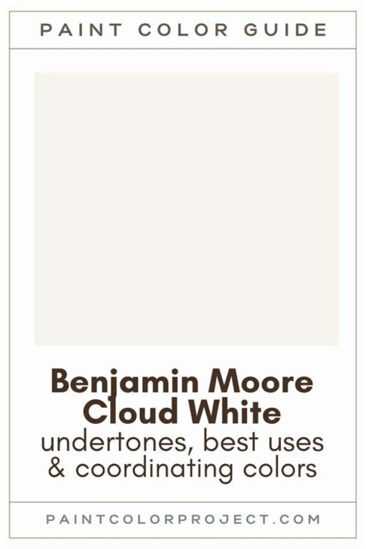 Is Cloud white more yellow than white dove?