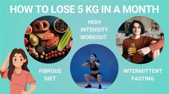 Is losing 5 kg in a month healthy?