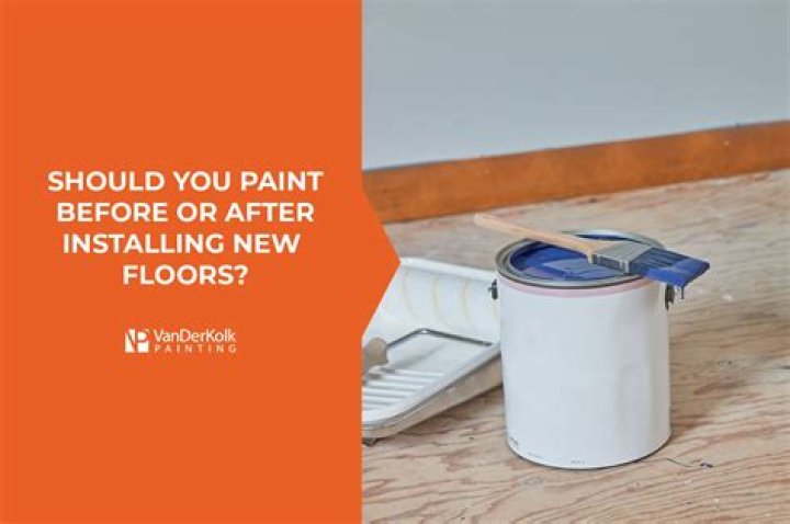 Should you paint before or after mounting TV?