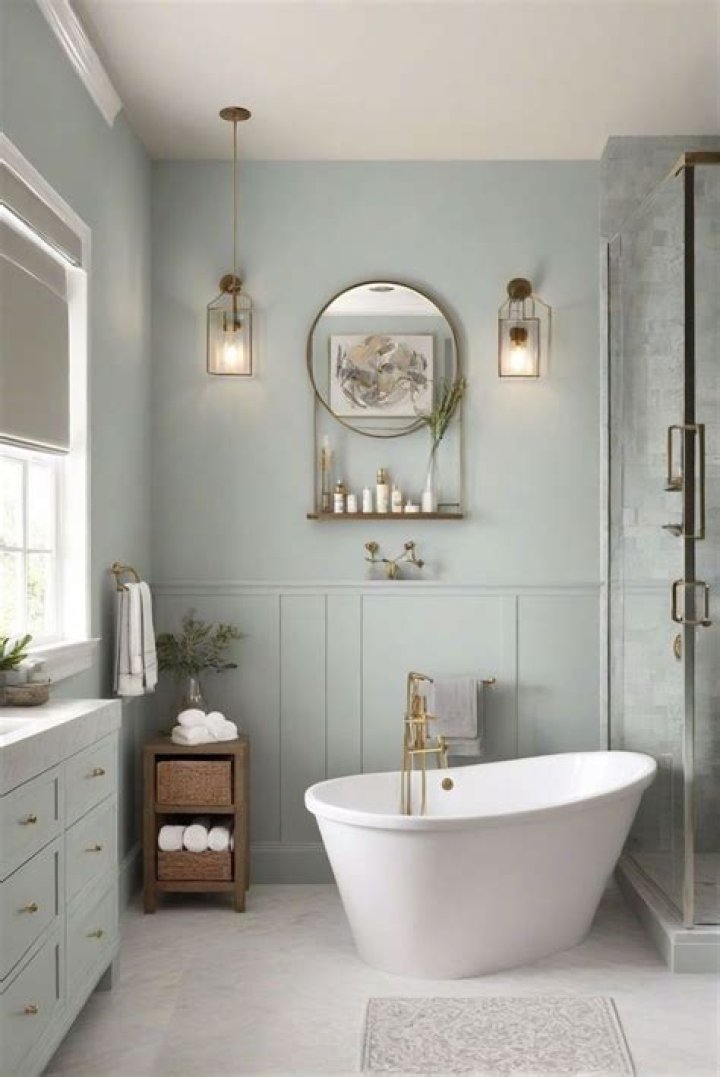 What bathroom colors are timeless?