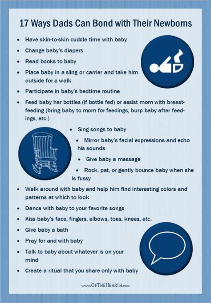 What can dads do with newborns?