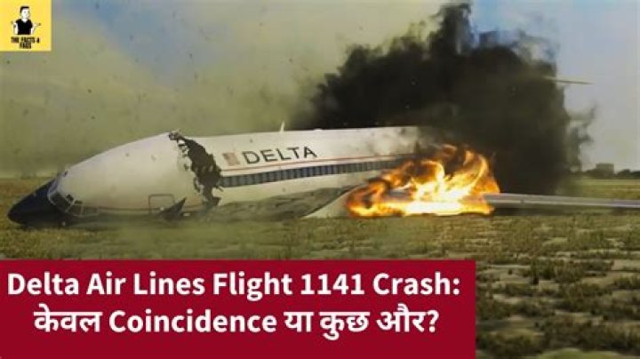 What caused Delta flight 1141 to crash?