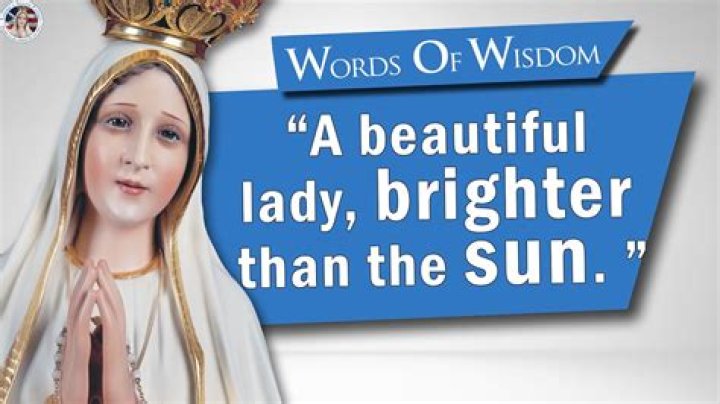 What did Our Lady of Fatima look like?