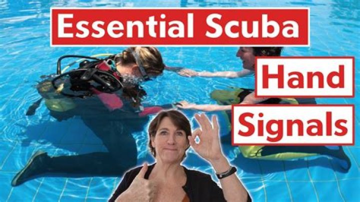 What does a fist mean in scuba?