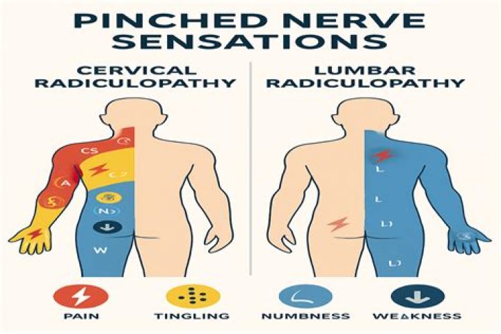 What does a stretched nerve feel like?